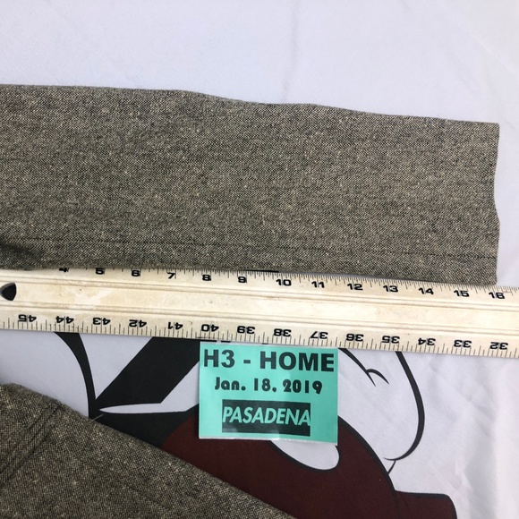 J. Crew Tweed Blazer Elbow Patches Brown 100% Wool - Picture 3 of 8